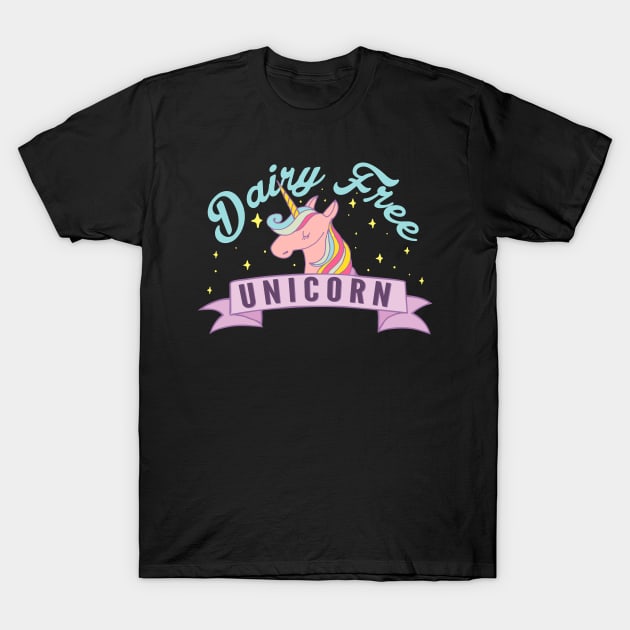Dairy Free Unicorn T-Shirt by thingsandthings
